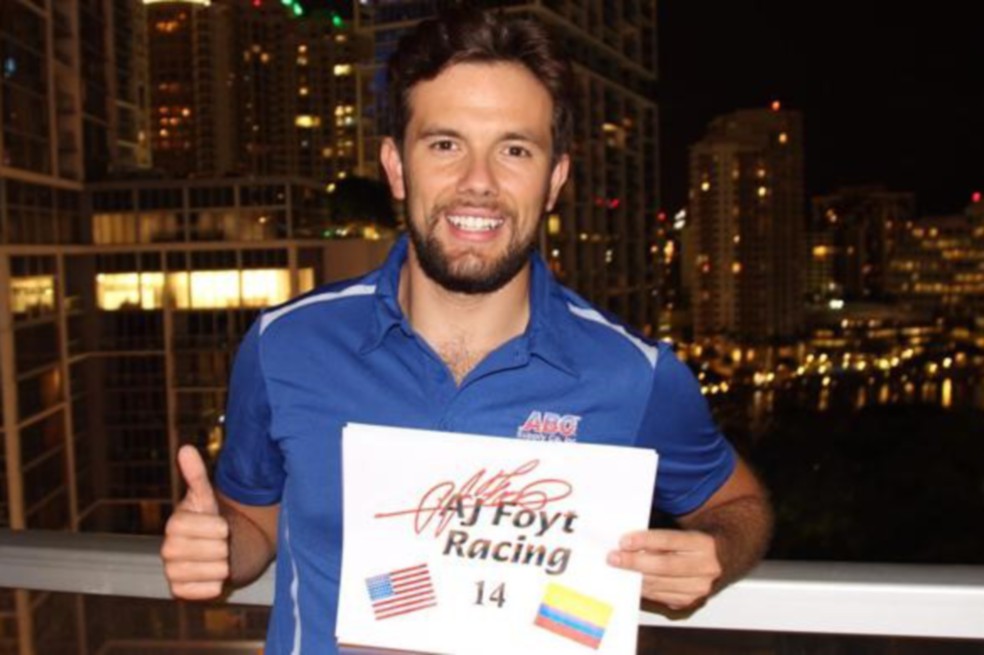 Carlos Muñoz, con el A.J. Foyt Racing en 2017
