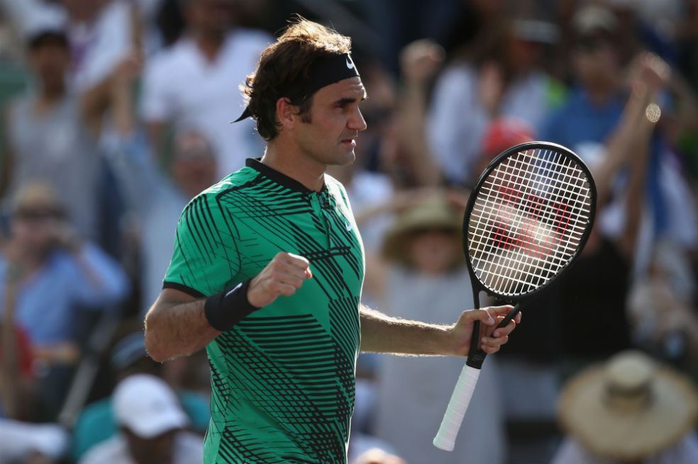 Roger Federer avanzó a semifinales del Masters 1.000 de Miami