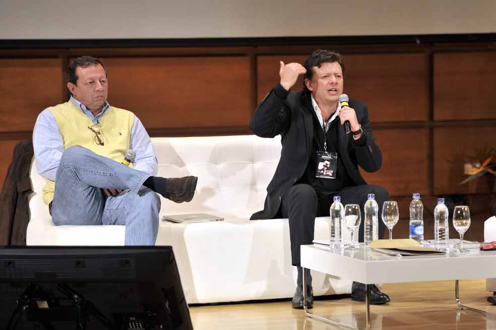 Respectivamente Ricardo Galán y Hollman Morris. / Luis Ángel