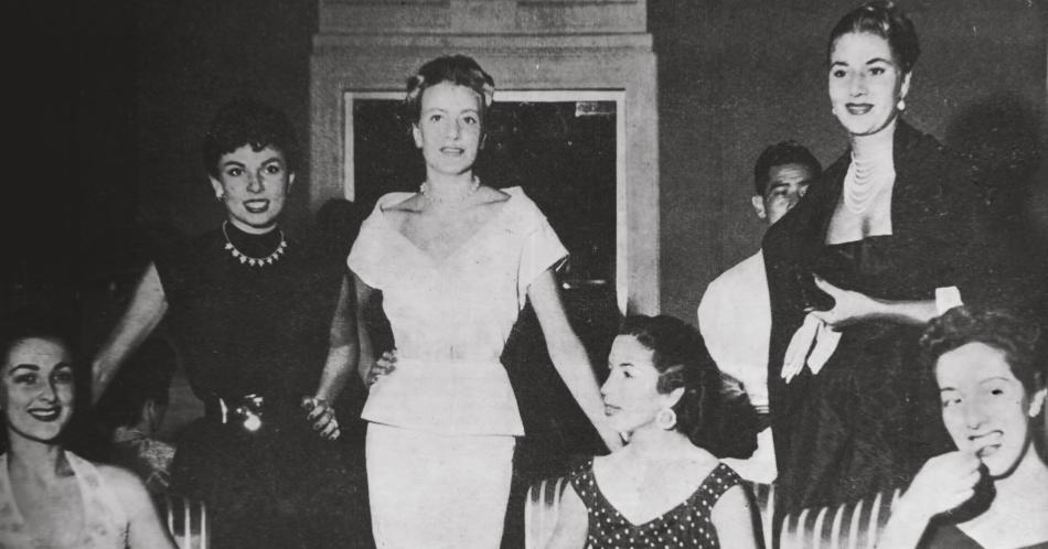 Las modelos que Dior enviaba a Colombia hace 60 años