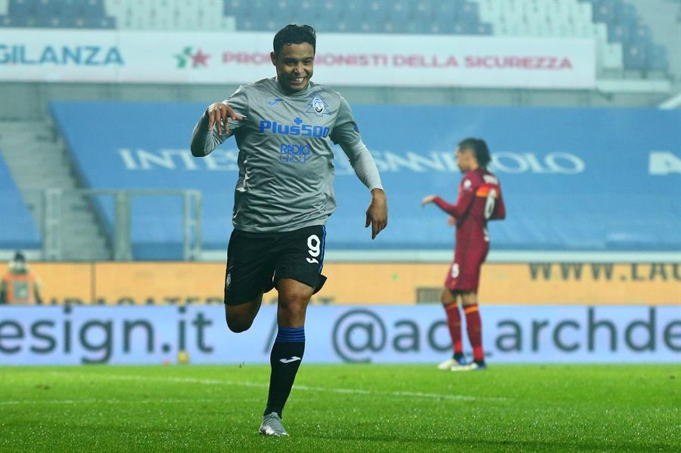 Zapata y Muriel anotaron en la goleada del Atalanta sobre la Roma