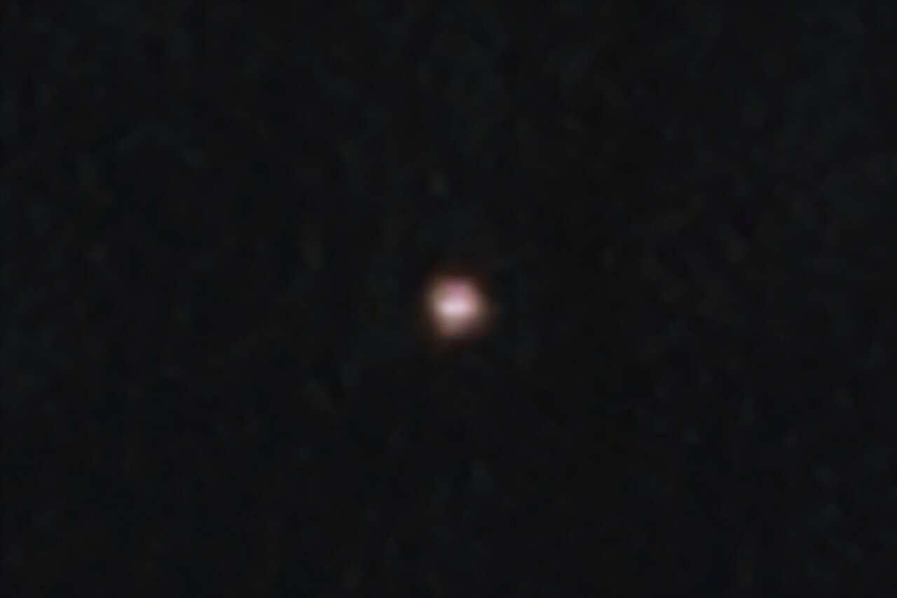 La nueva foto del asteroide 2024 YR4.