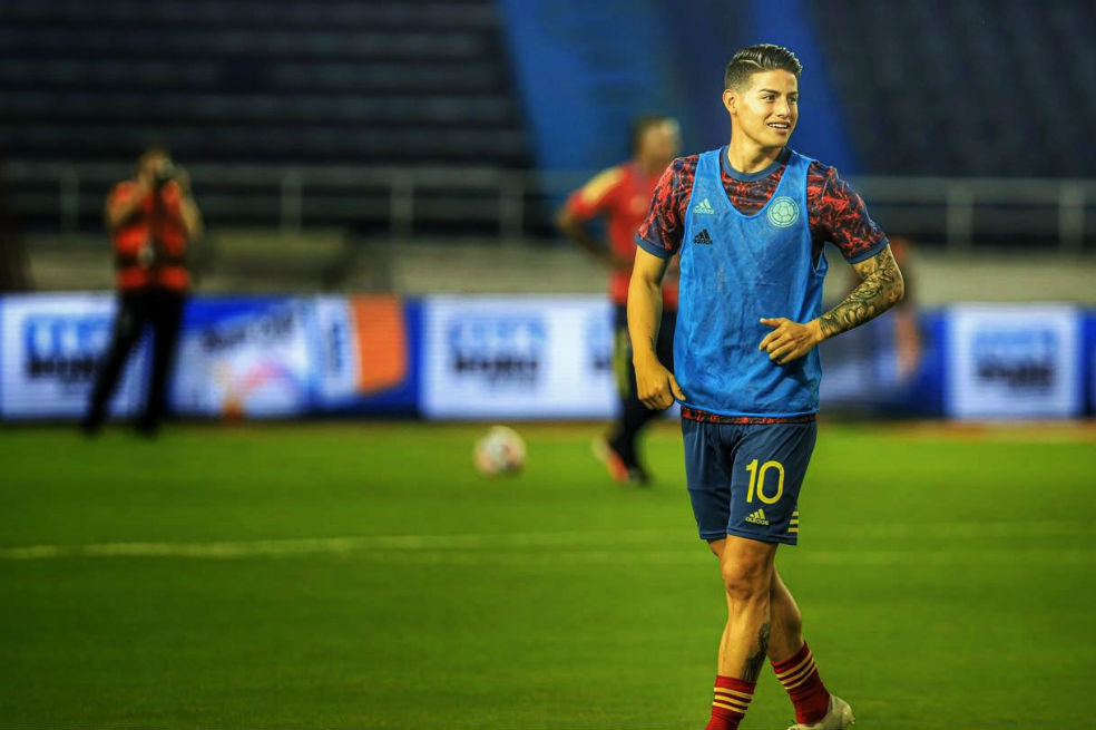 “Aquí estamos de nuevo”: James sobre su regreso a la selección de Colombia