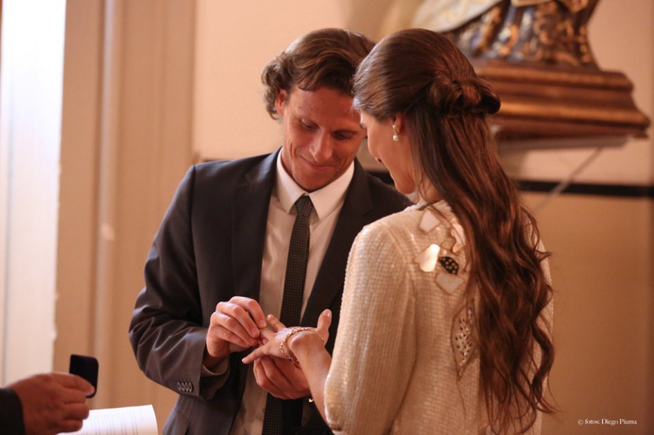 Así fue el matrimonio de Diego Forlán y Paz Cardoso