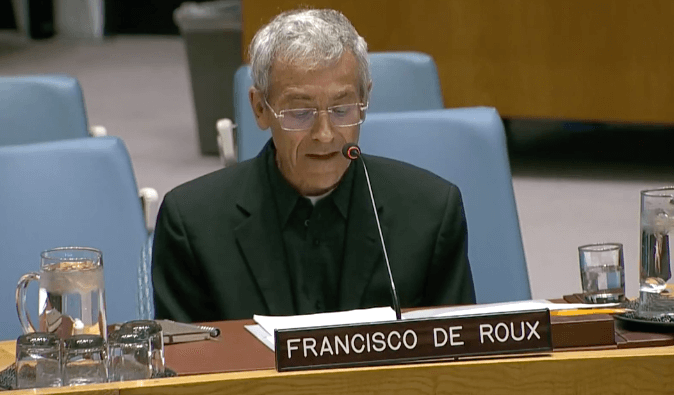 Se necesita voluntad política para cumplir con el Acuerdo de Paz: Francisco de Roux ante la ONU