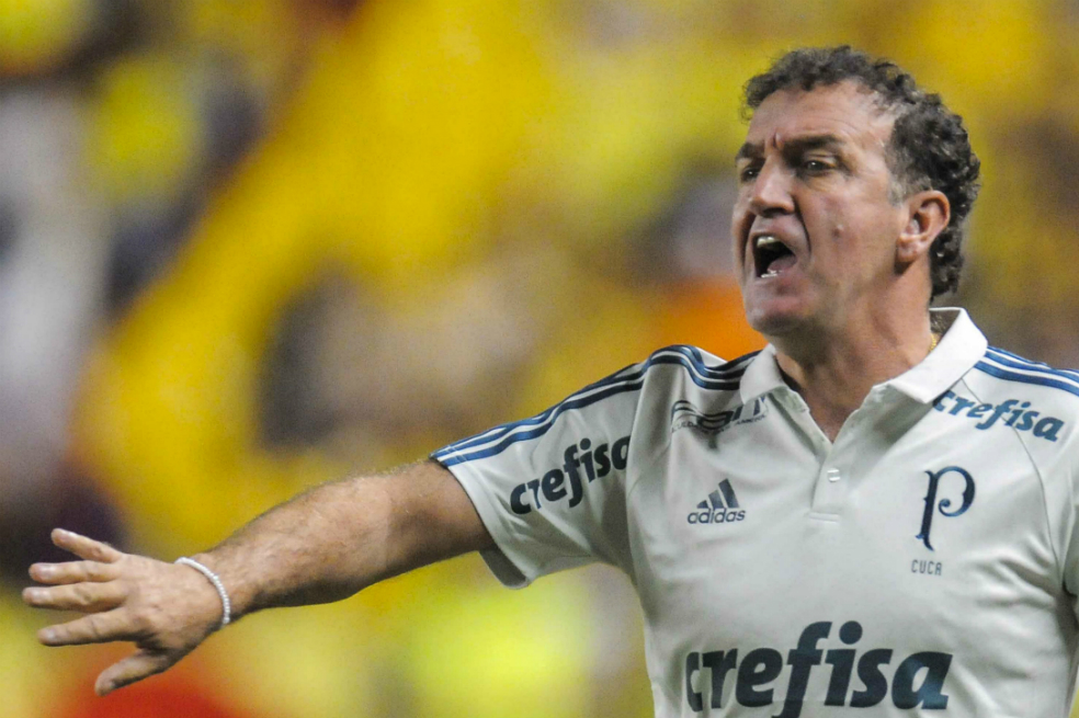 Cuca, técnico de Yerry Mina en el Palmeiras de Brasil.