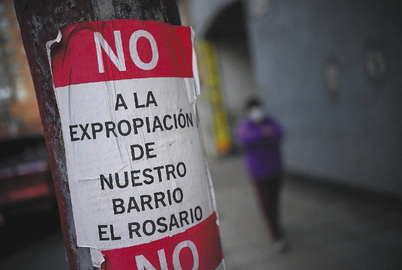 Los habitantes del Rosario piden mayor claridad con respecto a lo que se hará en la manzana. 