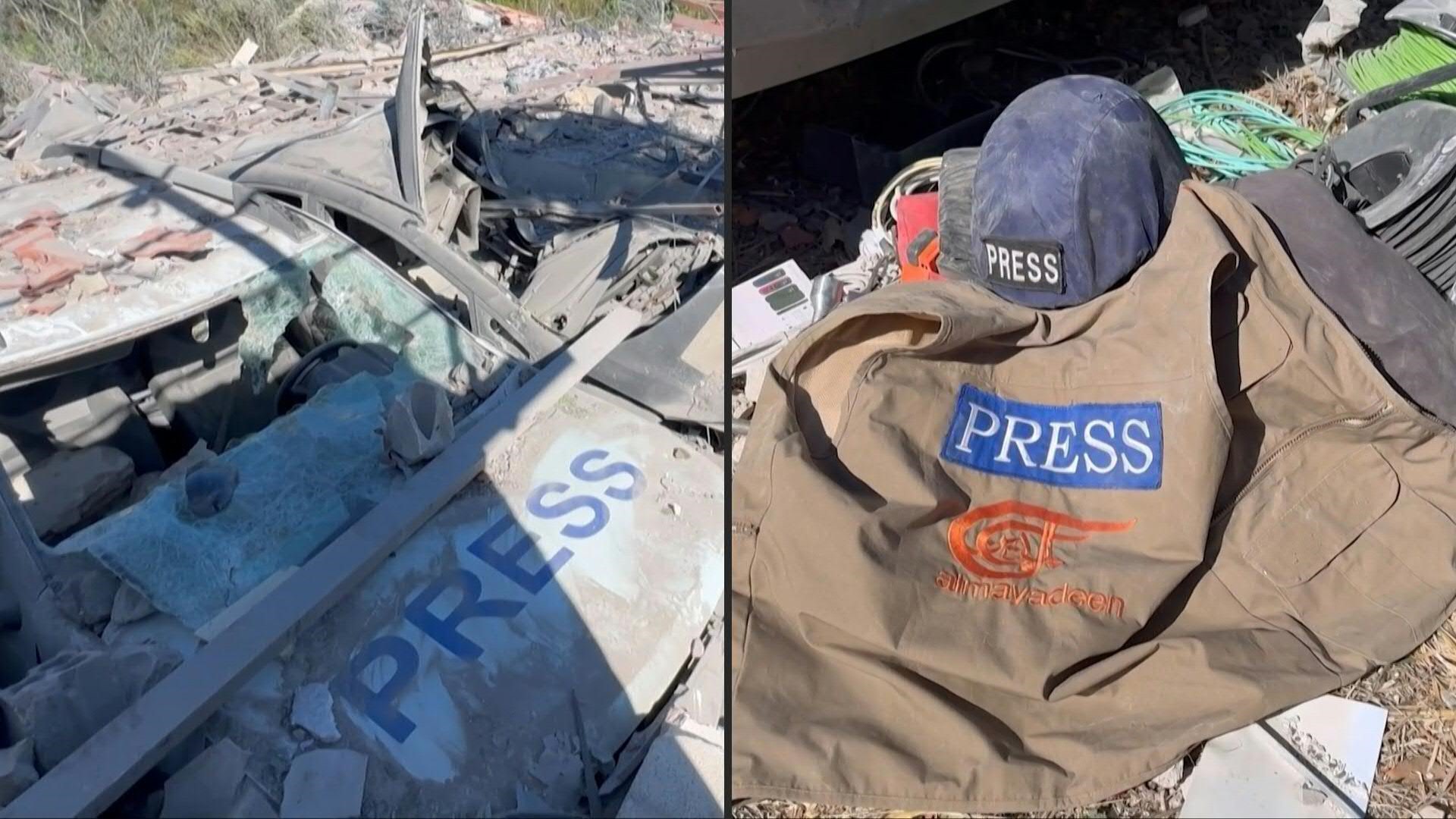 Líbano denuncia un “crimen de guerra” tras muerte de tres periodistas