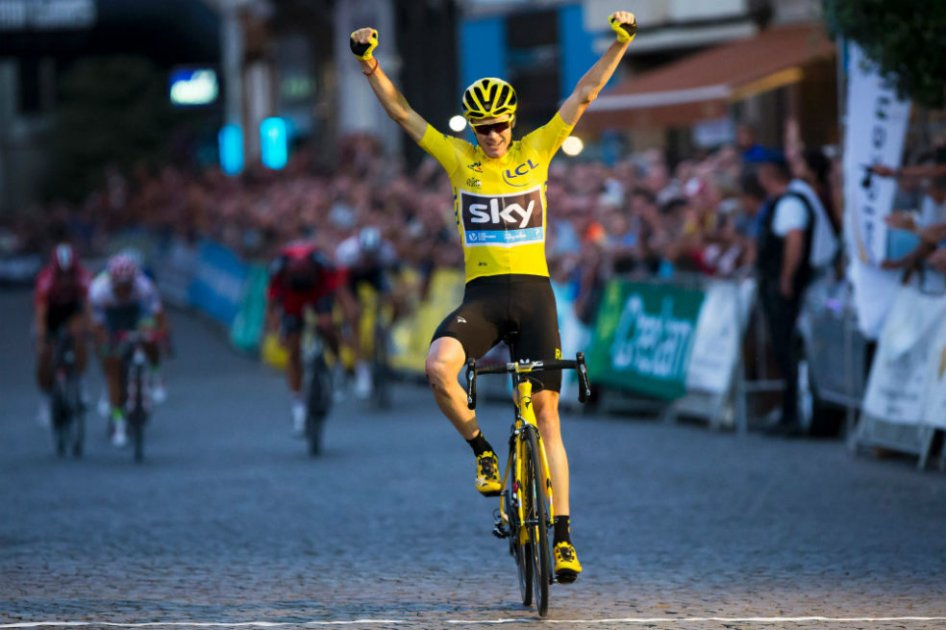 Chris Froome ganador del Tour de Francia. Foto: AFP