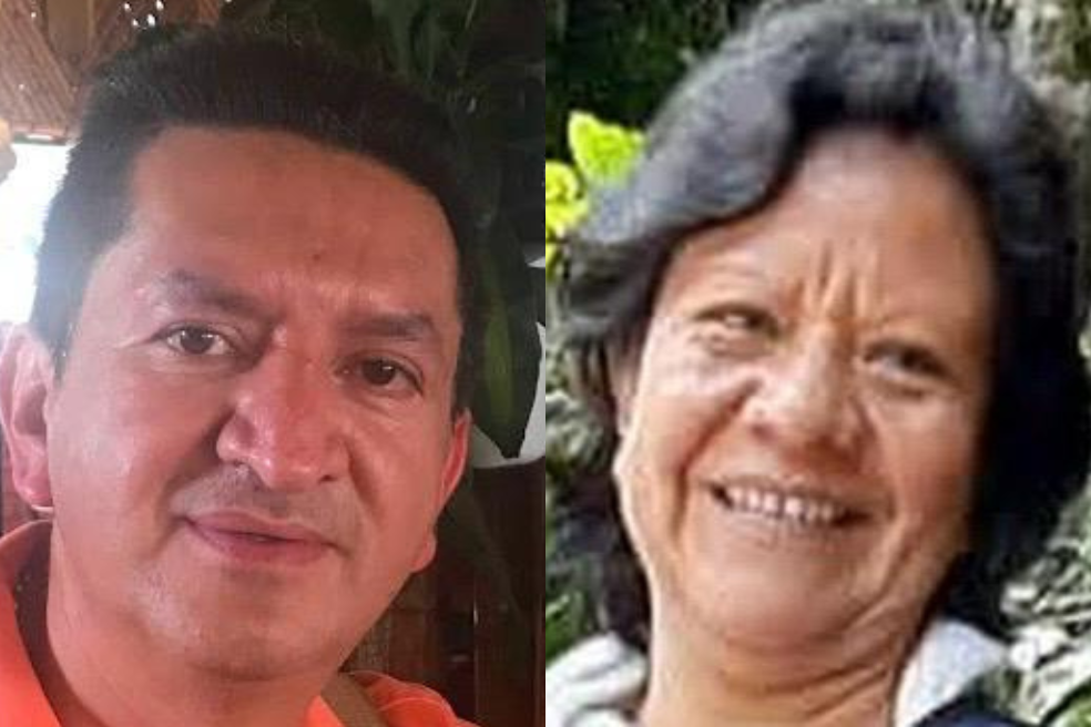 Los funcionarios del CTI de la Fiscalía plagiados por una disidencia en Cauca son Gerzón René Rivera y Bethy Amanda Mage Imbachi, quienes estaban junto a María Yeni Ruíz.