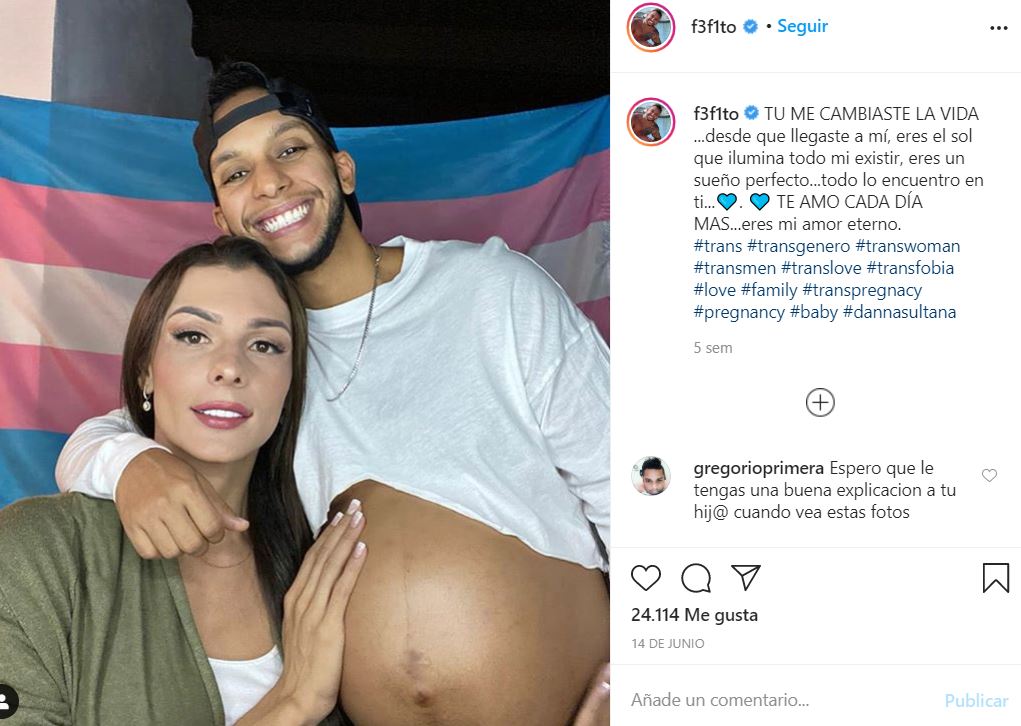 Nació el hijo de Esteban Landrau y Danna Sultana, modelo trans