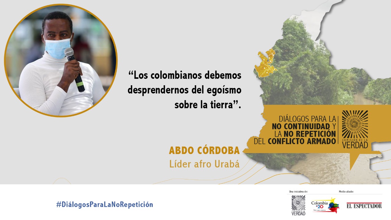 “Los colombianos debemos desprendernos del egoísmo sobre la tierra”, Abdo Córdoba