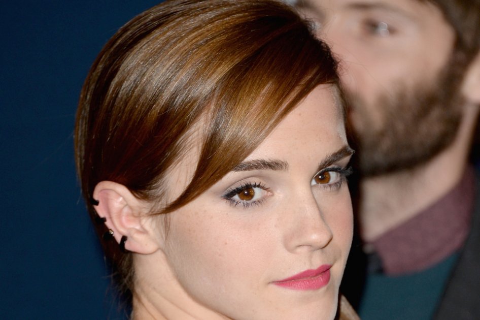 Emma Watson en una fiesta de los premios Globo de Oro 2014.