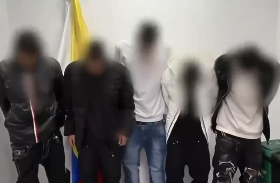 Cinco adolescentes fueron capturados tras asaltar a un conductor de plataforma