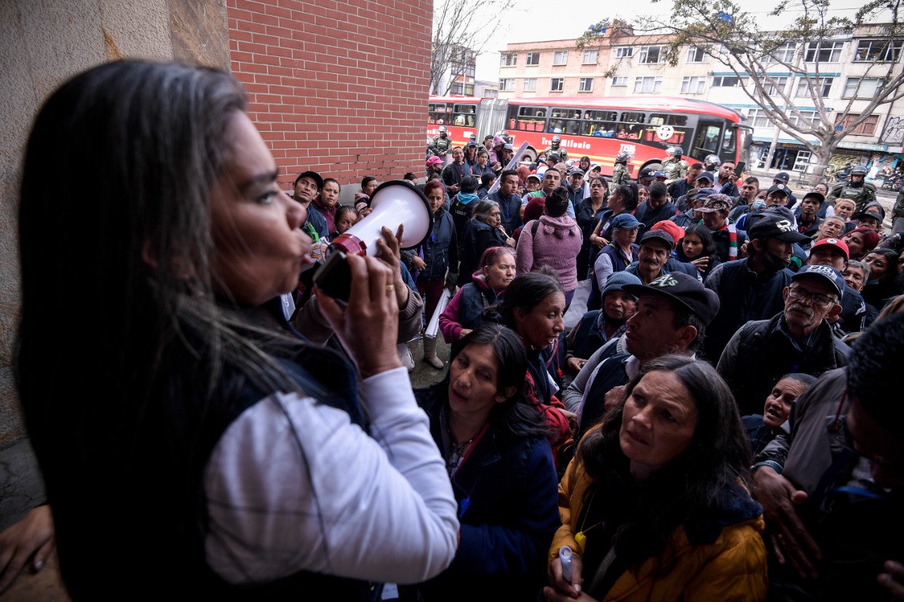 Movilidad en Bogotá: reportan cierre vial en la Troncal Caracas por manifestación