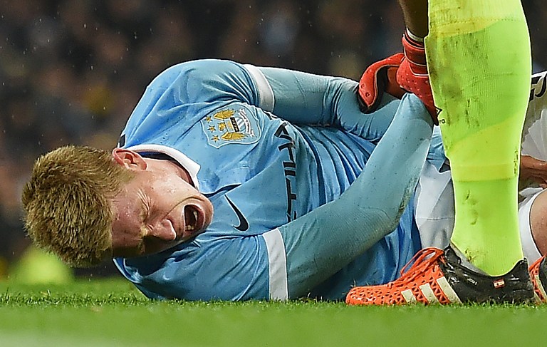 Kevin De Bruyne, seis semanas de baja por lesión