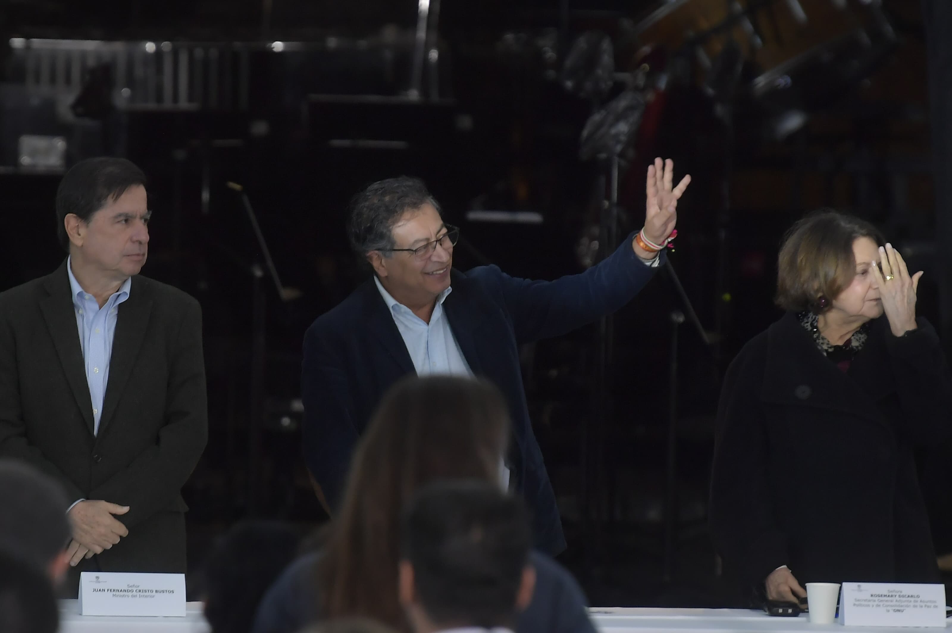 Presidente Petro durante la conmemoración de los ocho años del Acuerdo de Paz.