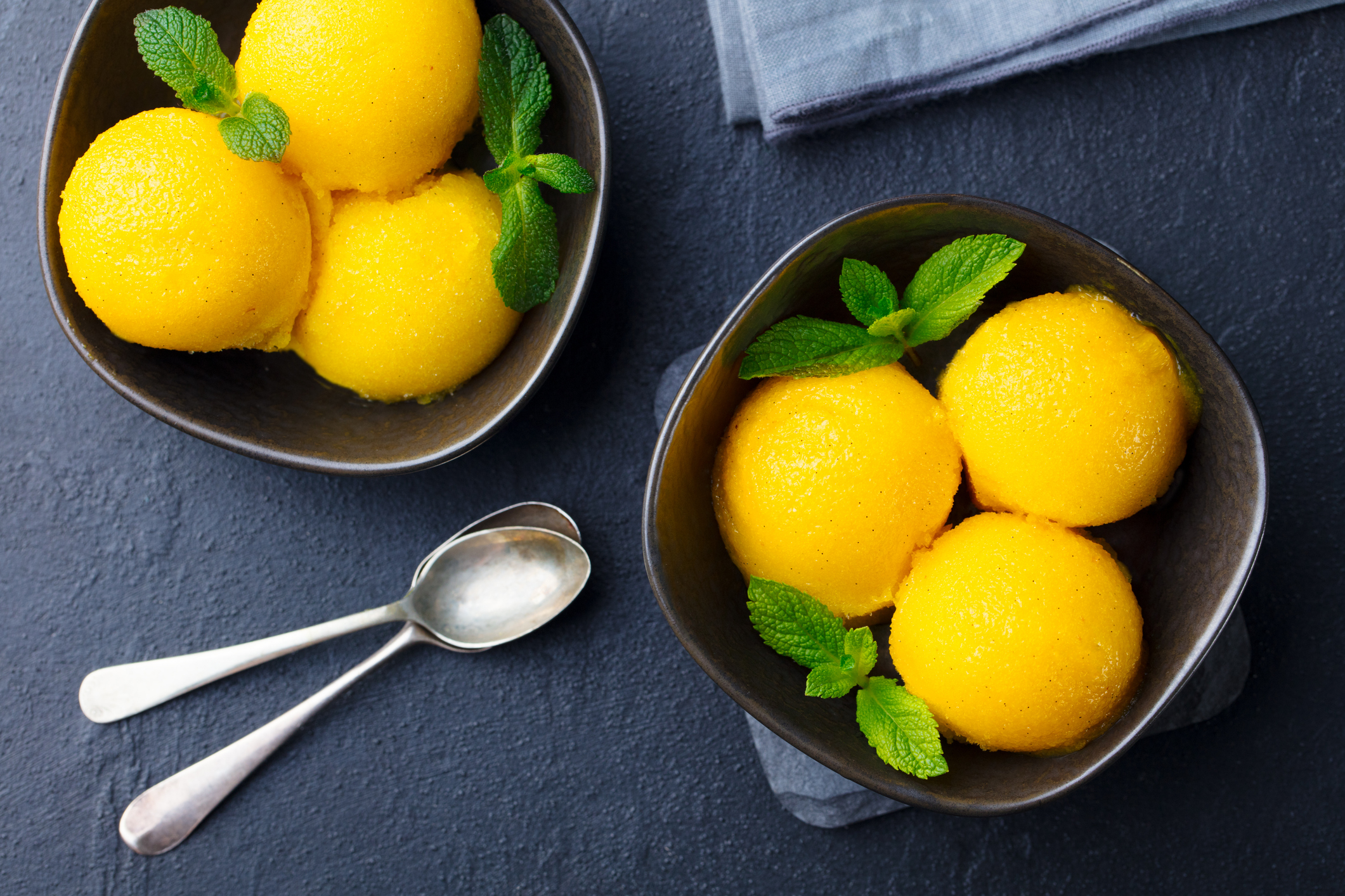 Sorbete de mango casero con solo tres ingredientes