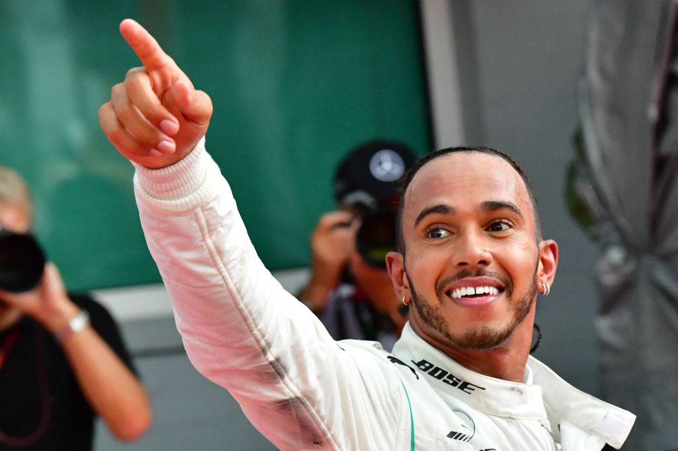 Lewis Hamilton, piloto británico del equipo Mercedes. / AFP