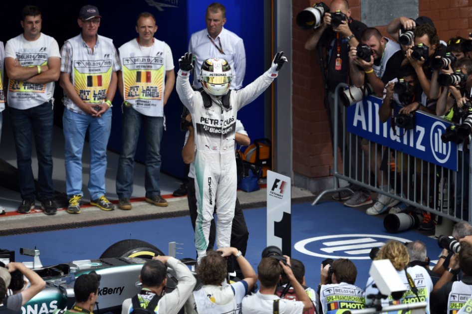 El británico Lewis Hamilton gana el GP de Bélgica de Fórmula 1