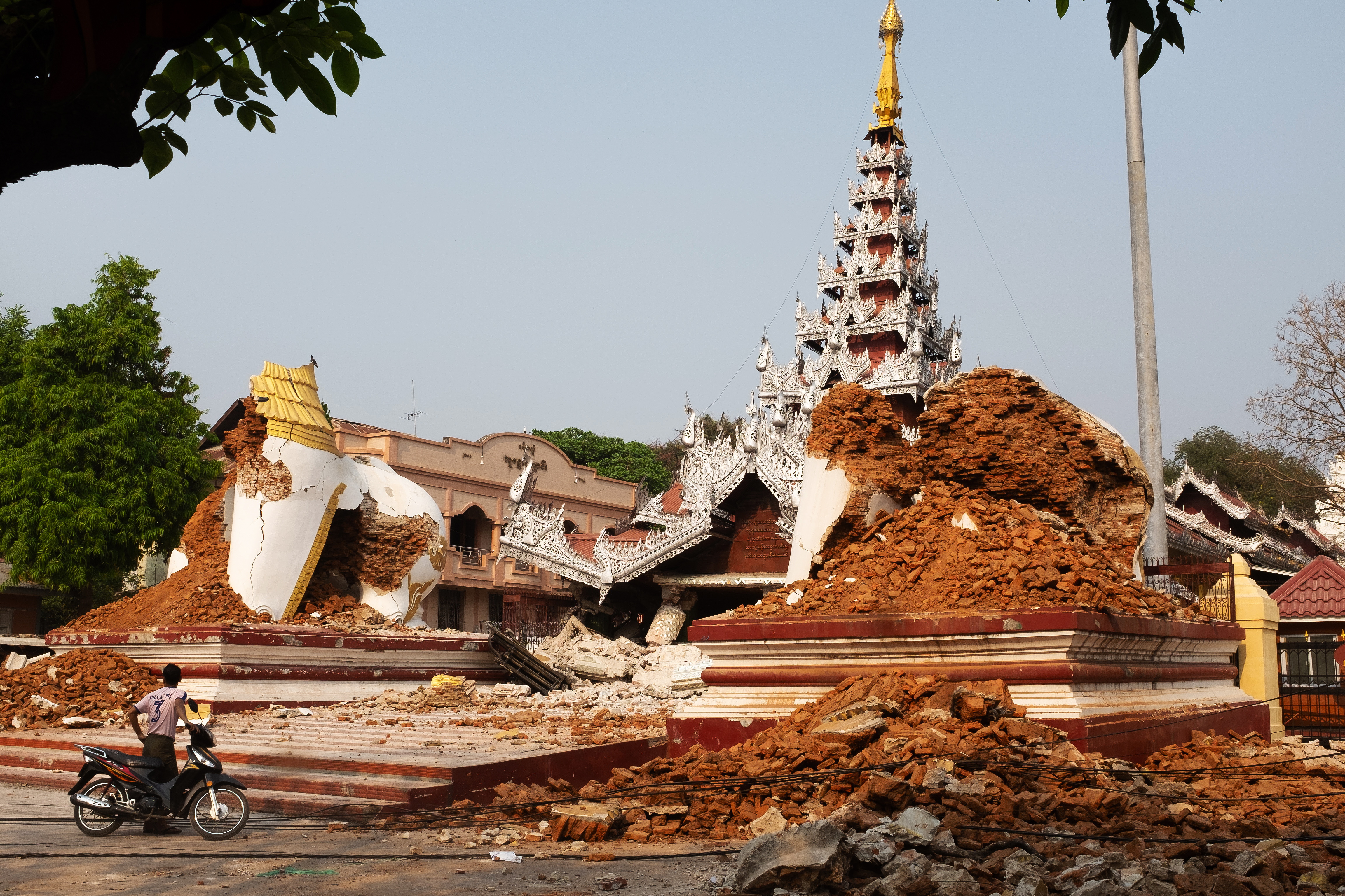 Los centros culturales y religiosos afectados por el terremoto en Myanmar