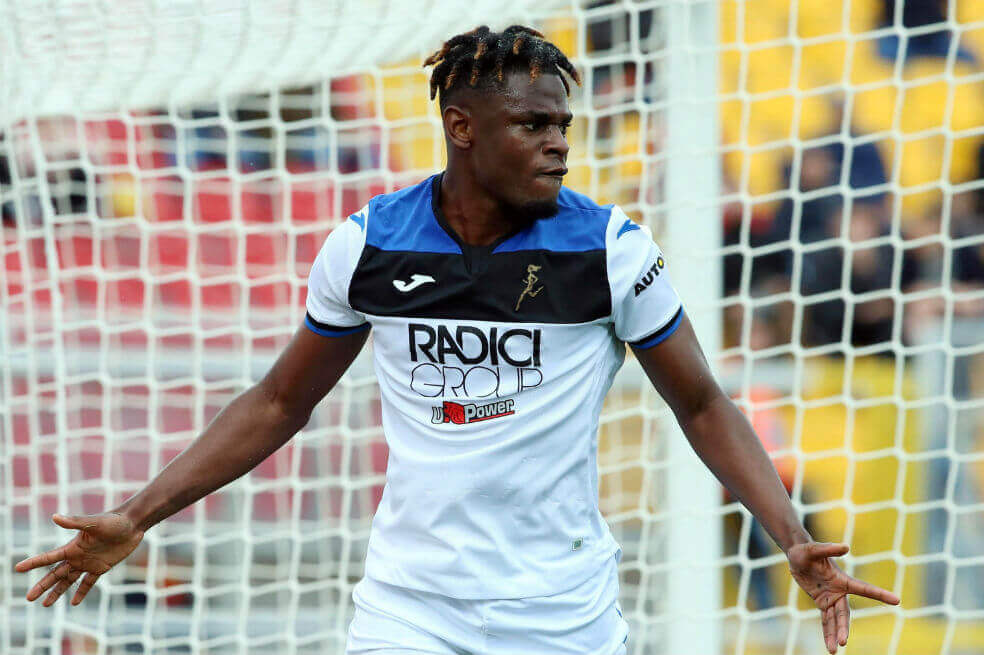 Imparable: Duván Zapata anotó triplete con el Atalanta