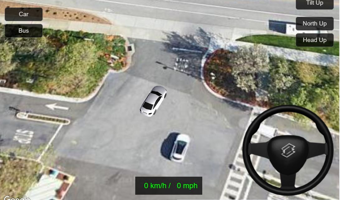 El simulador de conducción que usa Google Maps y con el que puede divertirse
