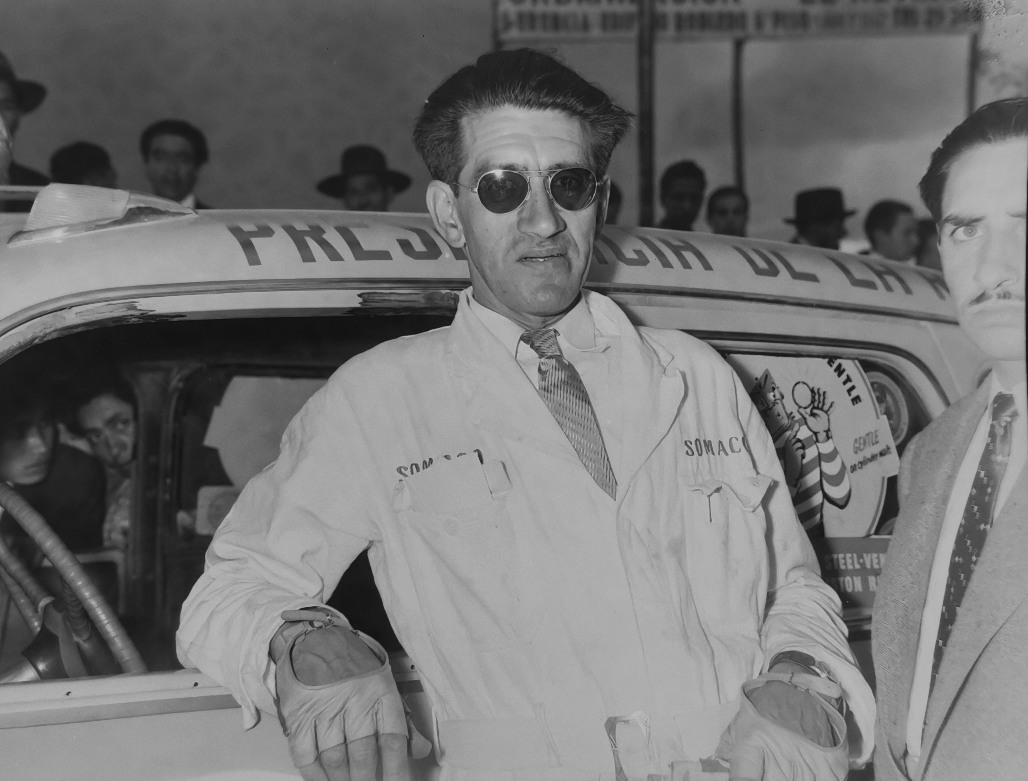 Luis Rafael 'Ganso' Garzón en agosto de 1955.