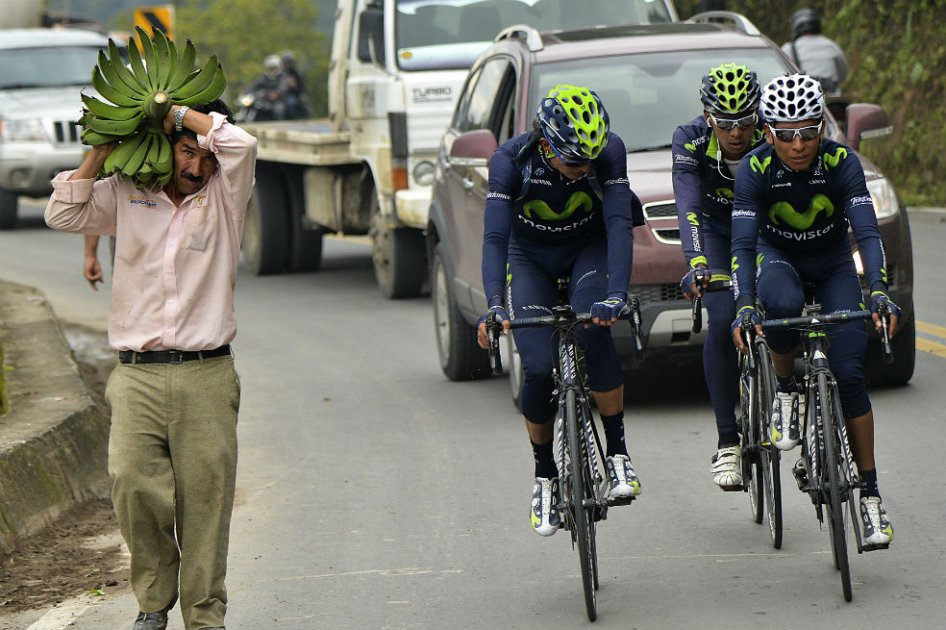 Nairo Quintana, líder del equipo Movistar para el Tour de Francia. Foto: AFP