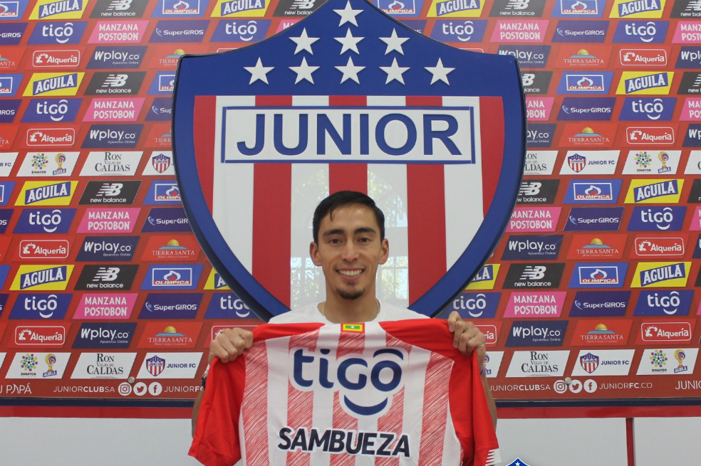Fabián Sambueza fue presentado como jugador del Júnior