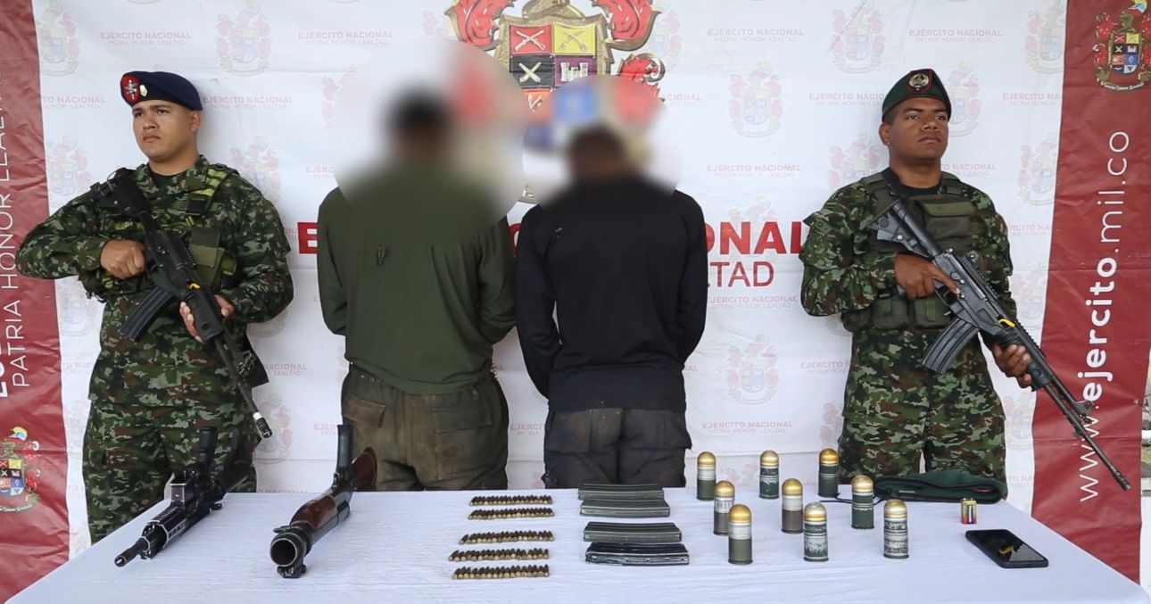 Dos integrantes del ELN decidieron entregarse voluntariamente en Cauca