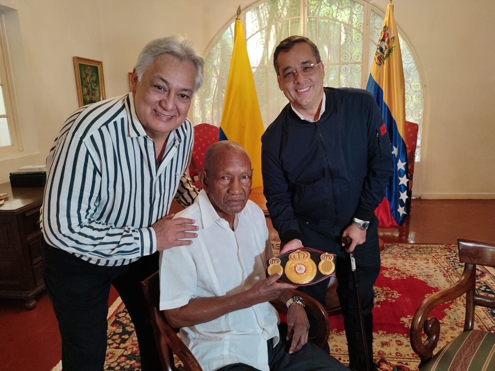 Antonio Cervantes ‘Kid Pambelé’ fue homenajeado en Venezuela