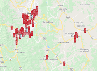 Inicialmente contamos con 80 puntos de recolección ubicados en Medellín y alrededores, allí puedes llevar tus envases de Tetra Pak® posconsumo y depositarlos preferiblemente limpios, secos y compactos.