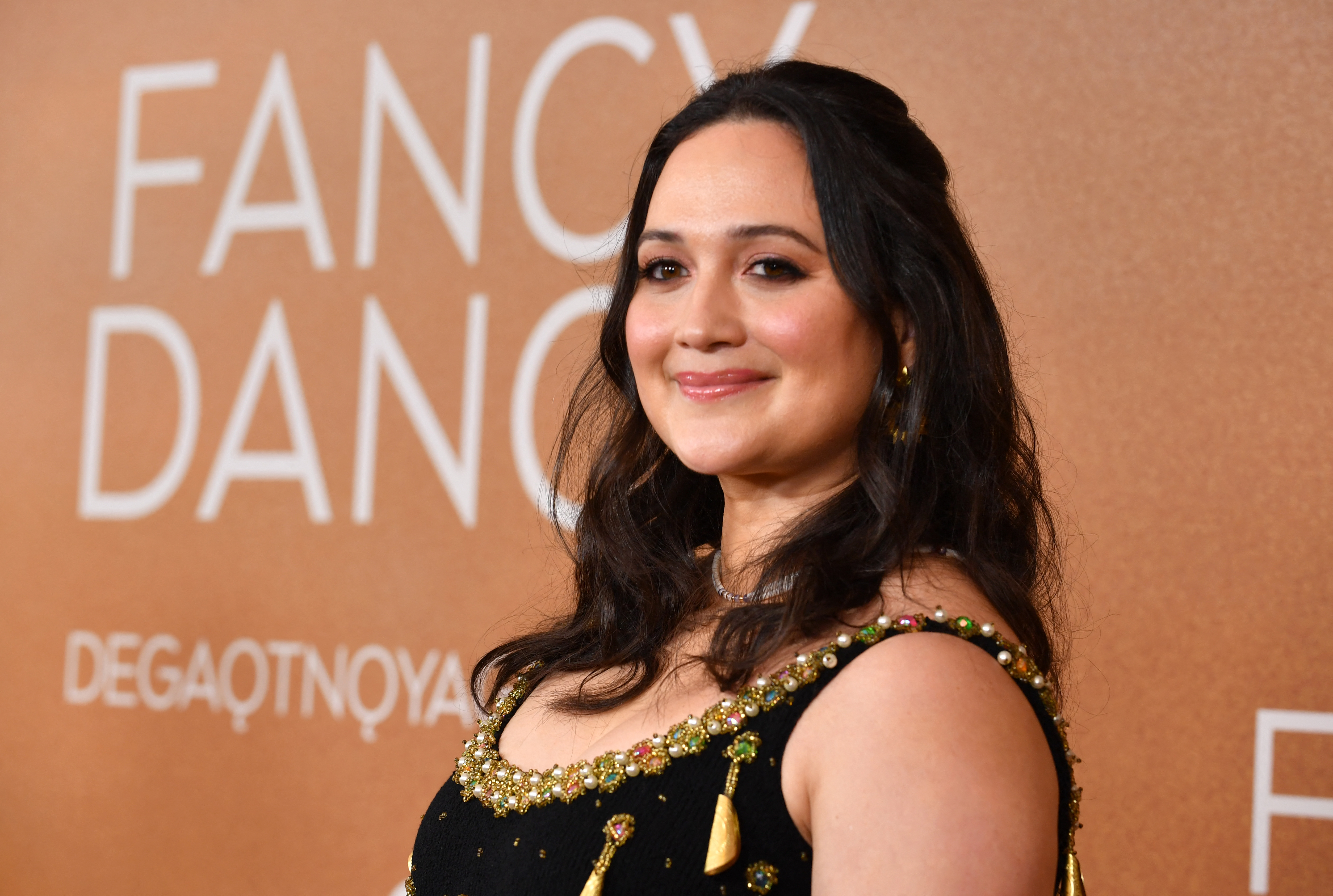 US actress Lily Gladstone attends the premiere of Apple Original Films' "Fancy Dance" at the Directors Guild of America in New York City on June 17, 2024. (Photo by Andrea RENAULT / AFP)