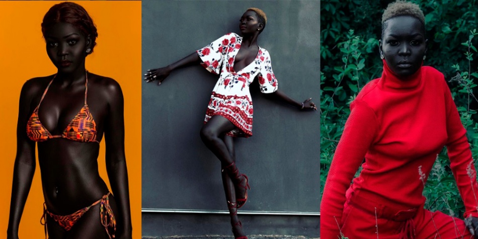 Nyakim Gatwec, la «Reina de la oscuridad» que rompe con los estereotipos de belleza