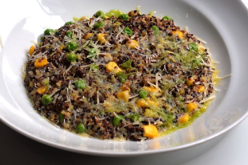 Usted también puede preparar un risotto de quinua con queso Paipa