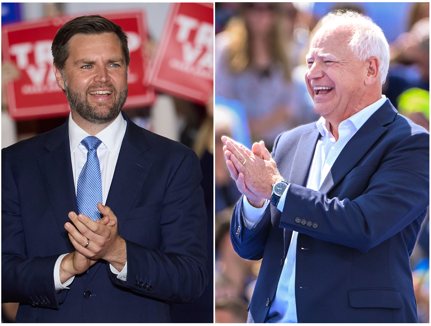 Debate Vance vs. Walz: se enfrentan los candidatos a la vicepresidencia de EE. UU.