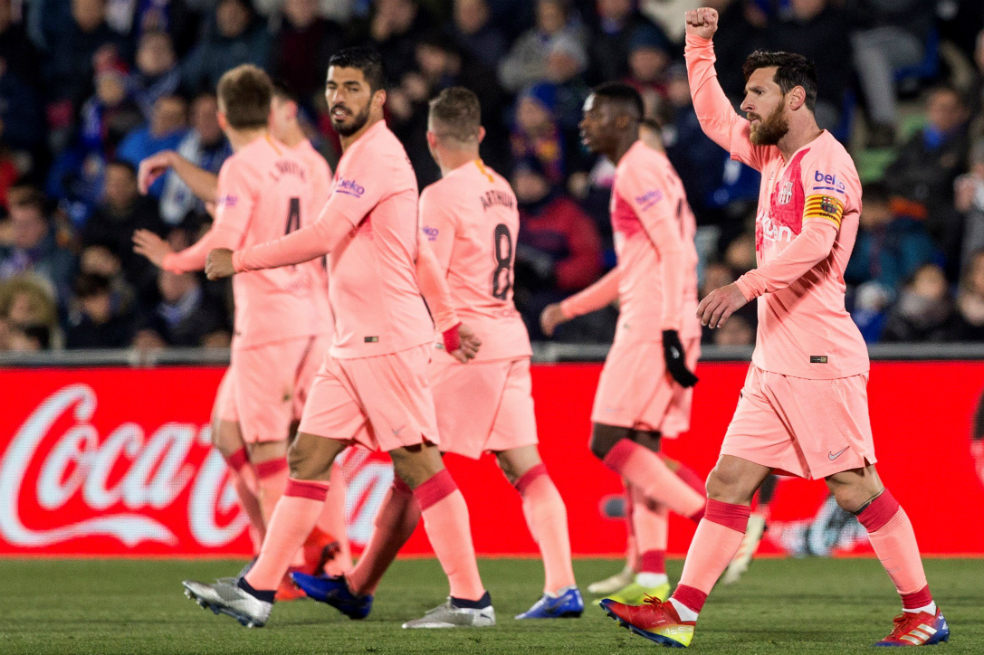 Jeison Murillo, suplente en el triunfo 2-1 del Barcelona sobre el Getafe