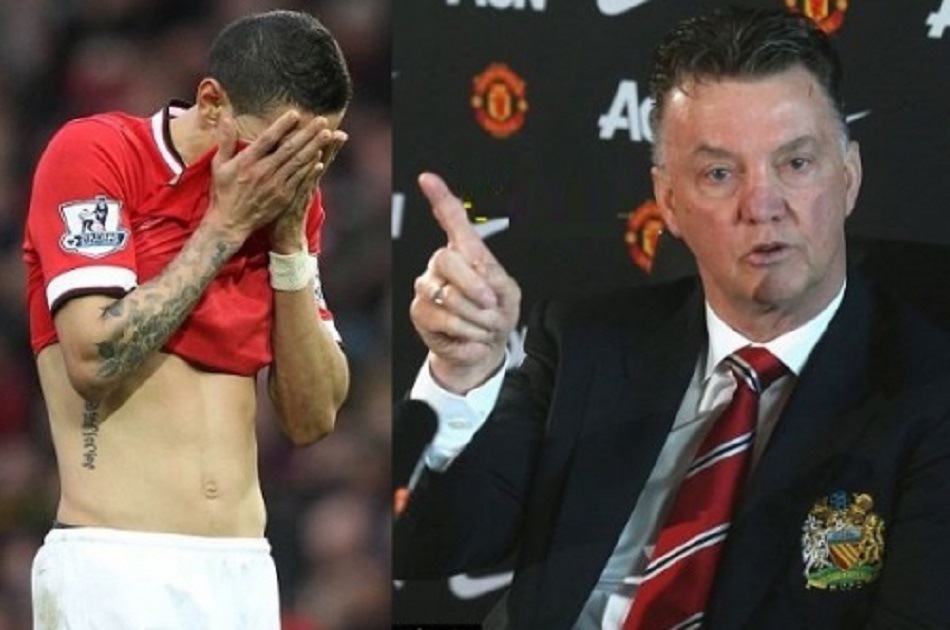 Di María provoca a Van Gaal, que pide 4 millones de euros más por el fichaje
