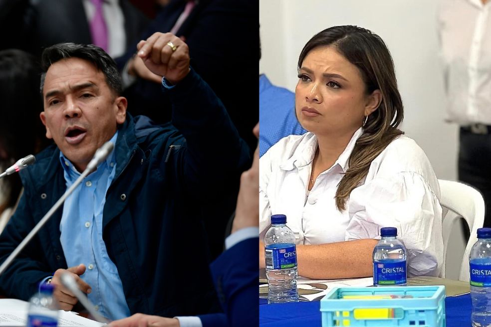 Senador José Vicente Carreño y representante Lina Garrido
