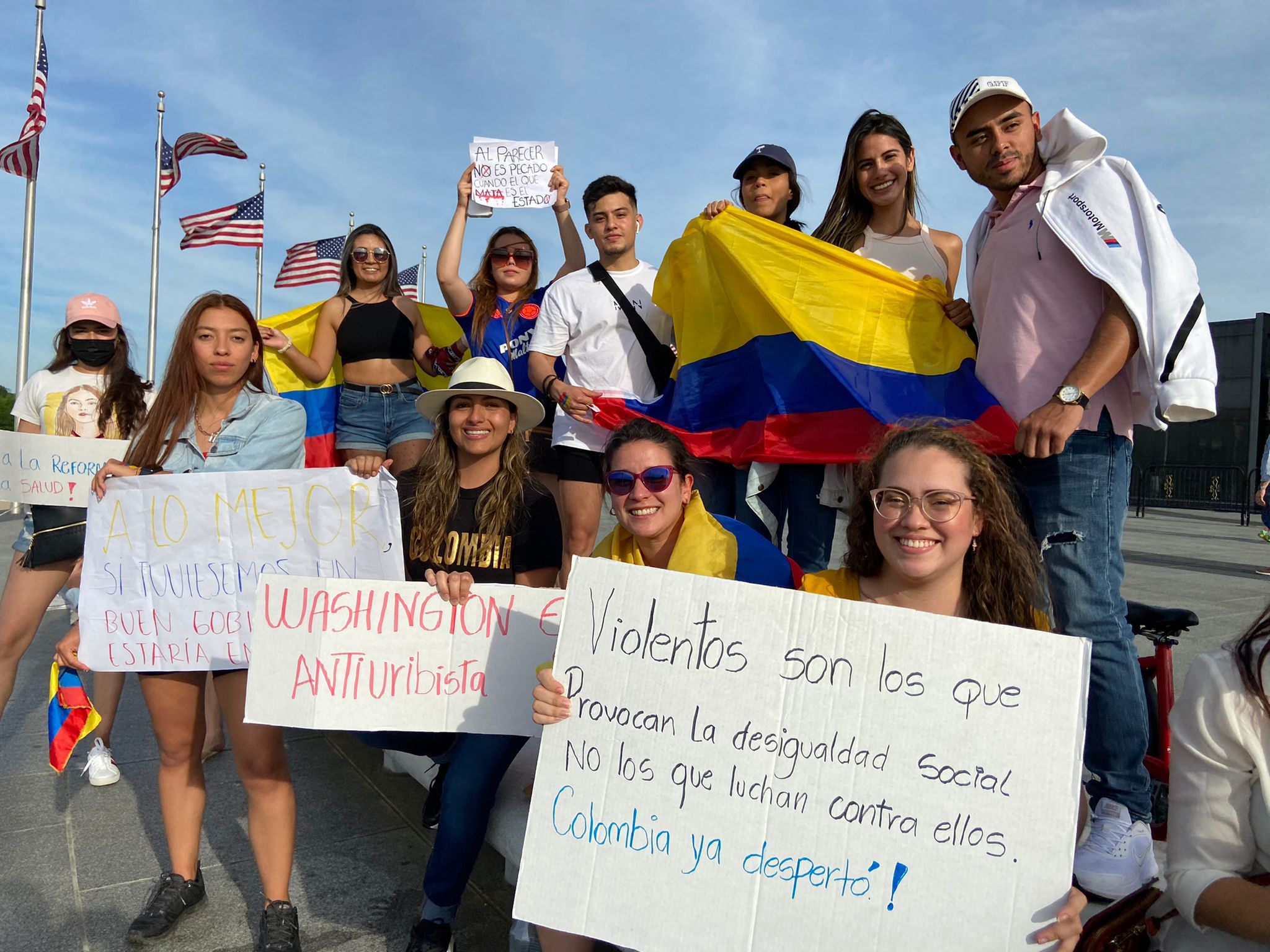 Para el próximo 7 de mayo fue convocado un nuevo plantón frente a la Embajada de Colombia en Washington.