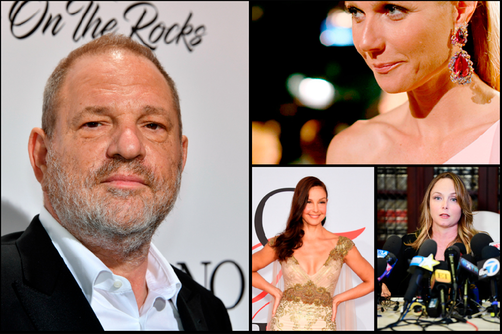 Actrices de Hollywood que acusan a Harvey Weinstein de agresión sexual