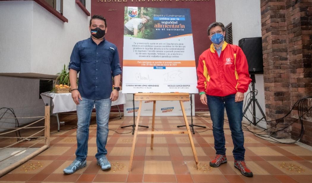 Bogotá y Cundinamarca suscriben acuerdo para mitigar el tercer pico