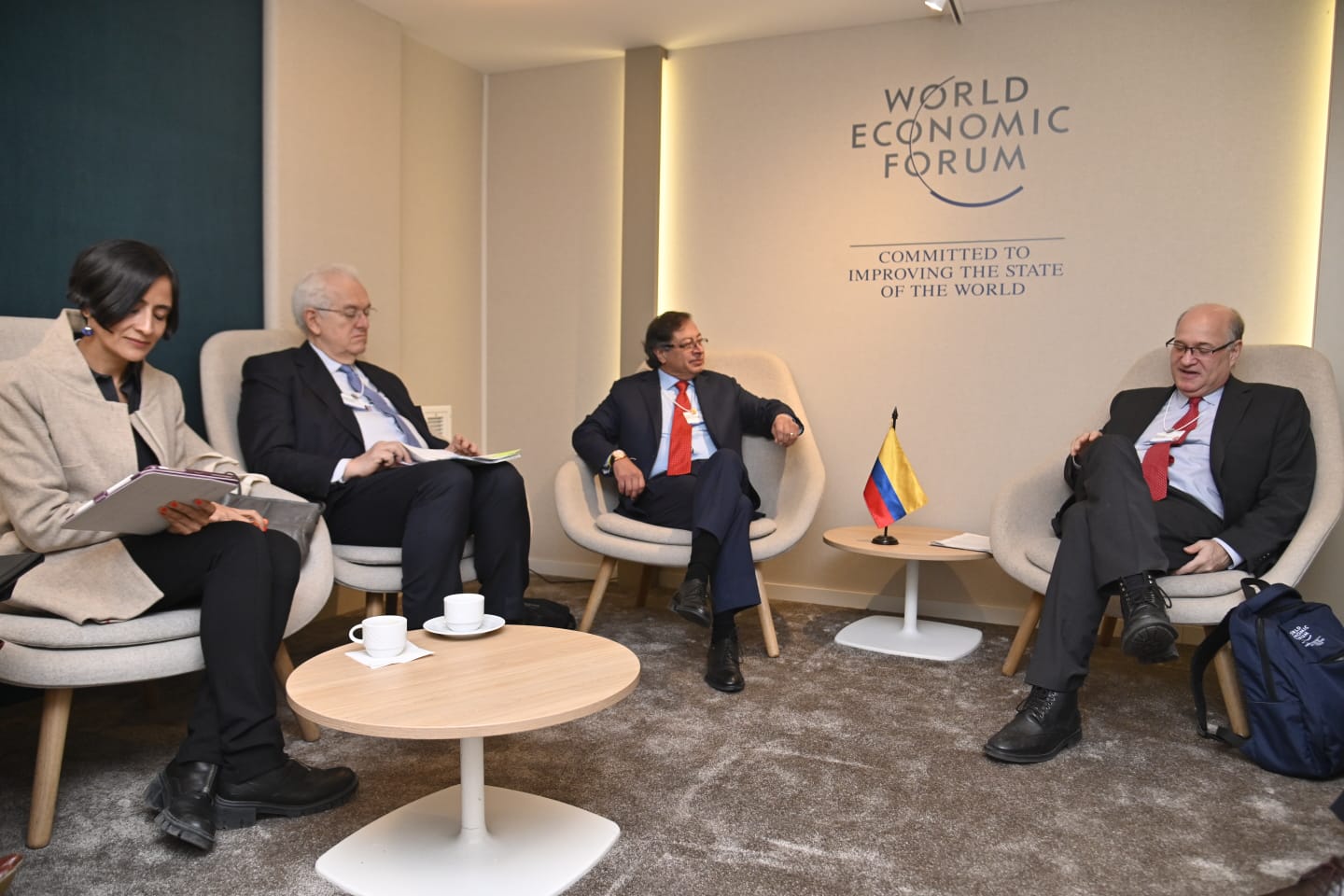 Así ha sido la agenda del presidente Gustavo Petro en Davos, Suiza