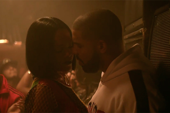 Rihanna y Drake en el video de "Work".