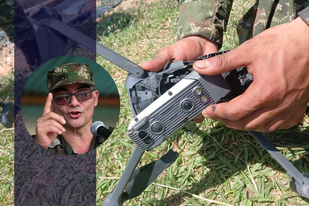 Él es alias “Dionisio Rayo”, precursor de los drones de las disidencias de “Mordisco”