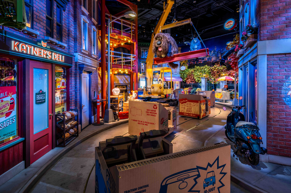Innovadora atracción “The Secret Life of Pets: Off the Leash!”, en Universal Studios Hollywood.