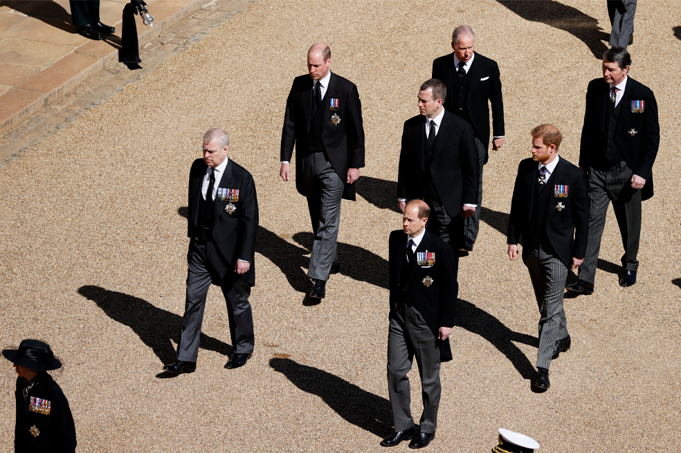 La Reina Isabel II encabeza el funeral al Duque de Edimburgo