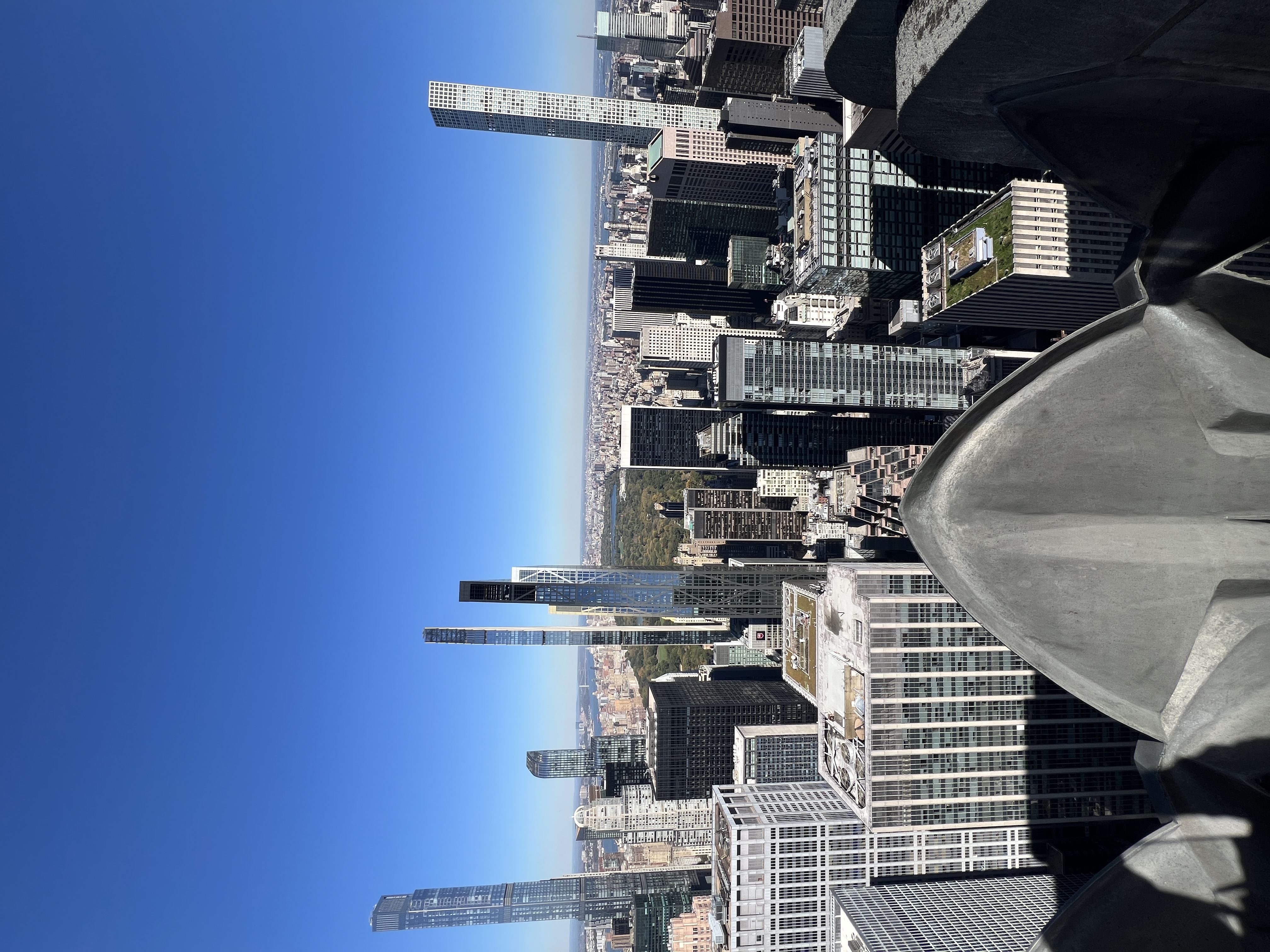 Vista desde el mirador Top of the Rock.