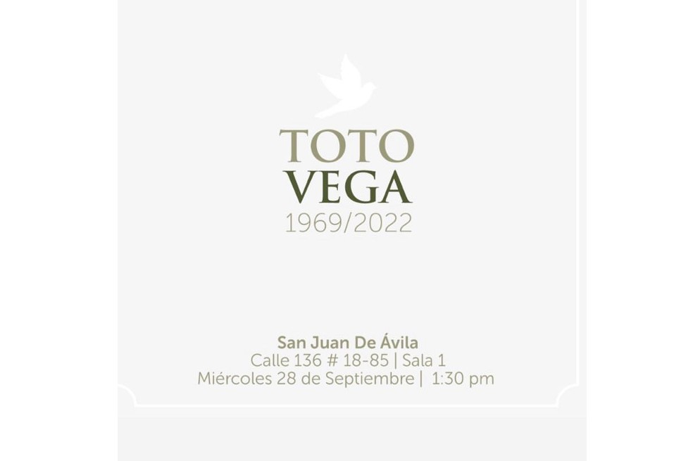 El actor santandereano Toto Vega falleció en la noche del pasado domingo 25 de septiembre, luego de clausurar el Festival de Cine Verde de Barichara.